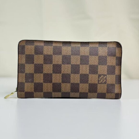 Louis Vuitton Zippy Organizer Wallet Damier Ebene - Picture 1 of 7
